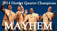 2014 District Quartet Champions